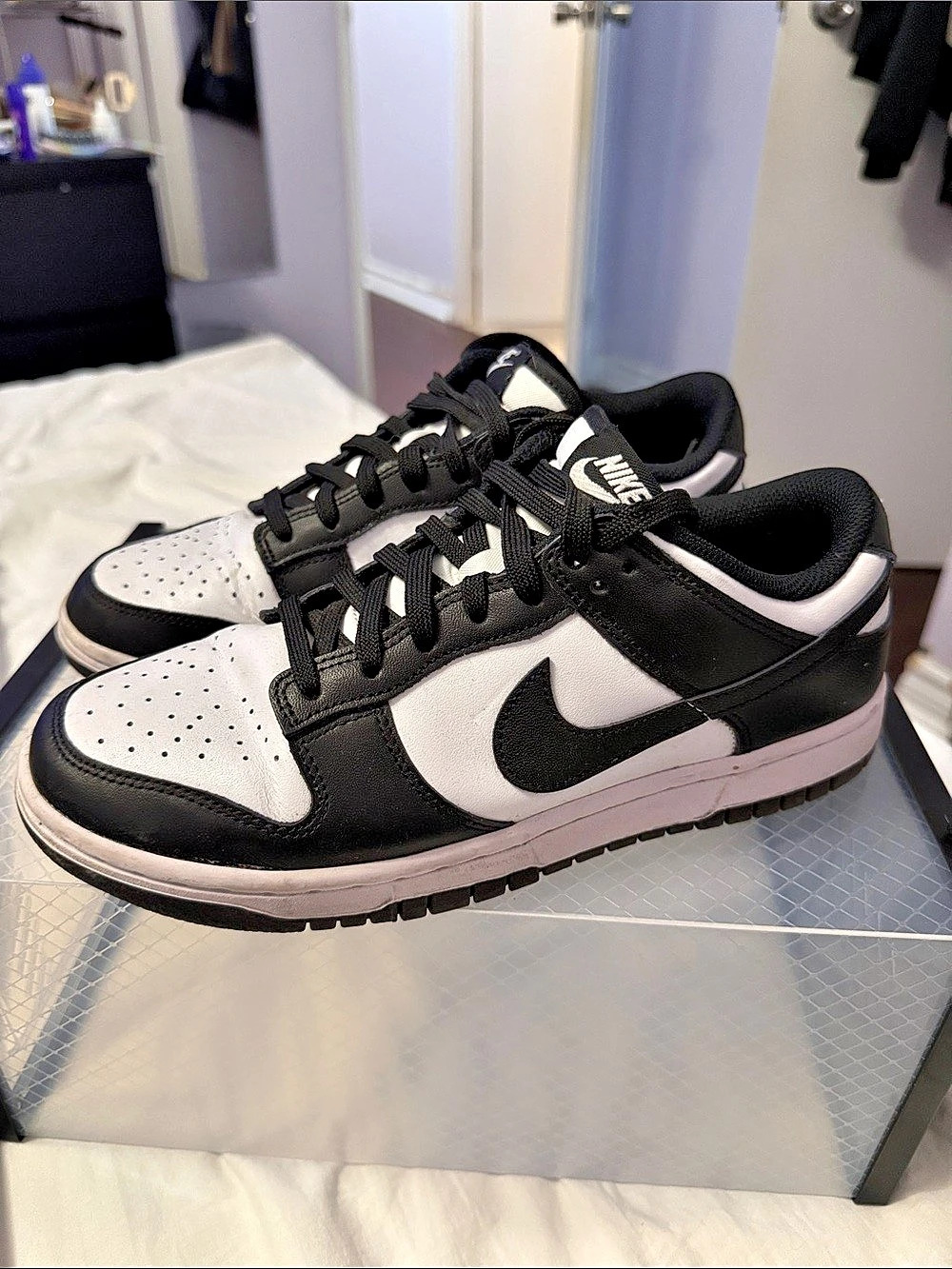 Women’s Nike Dunk Low Retro 'Black White' (Panda) Sneakers